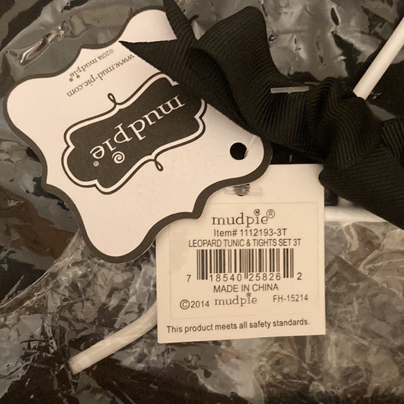 Mud Pie Tunic with Leopard tights 3T - Picture 4 of 4